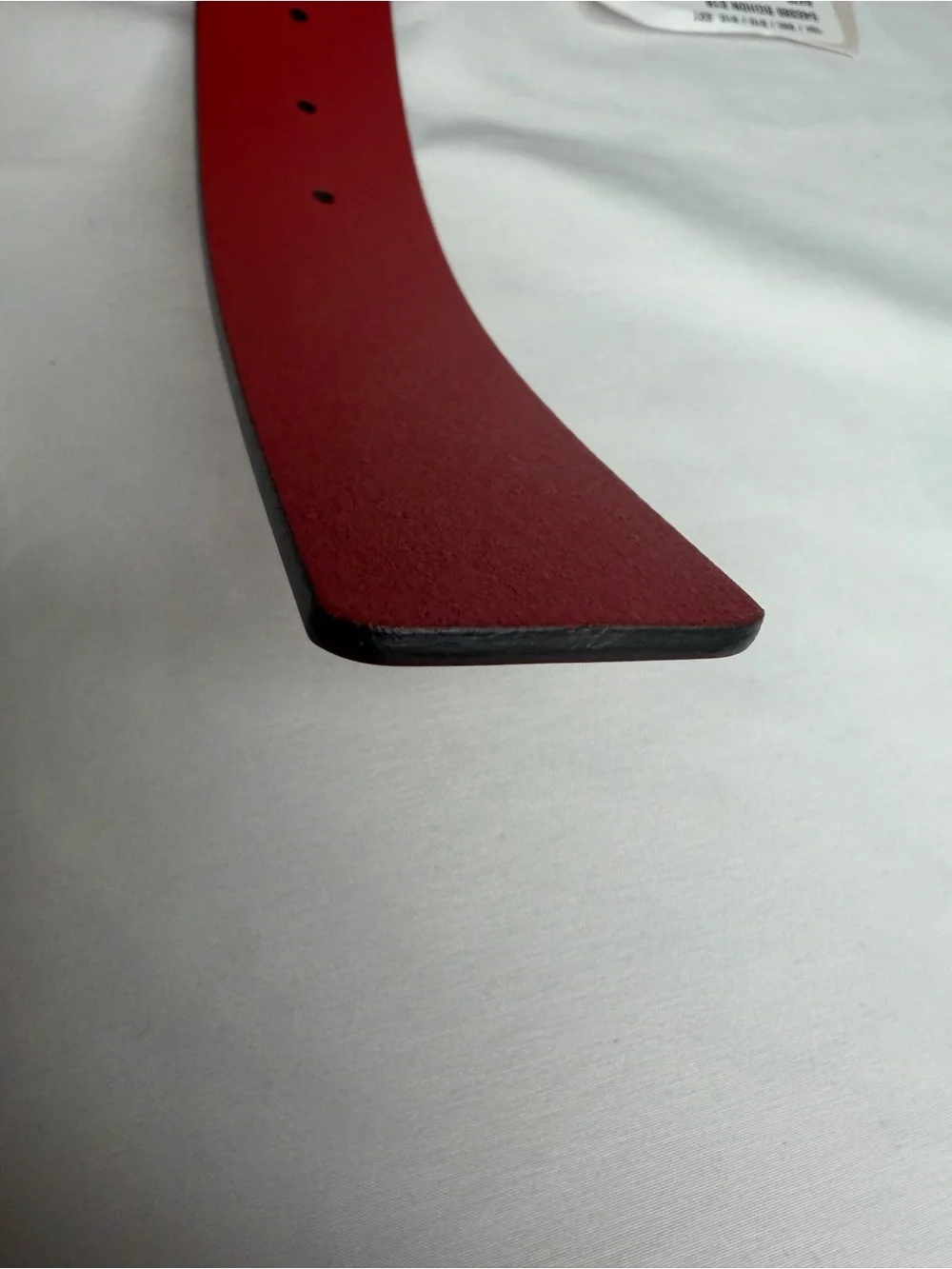 Gucci Interlocking G Red Leather Belt Size 95/38 NWT 546389
